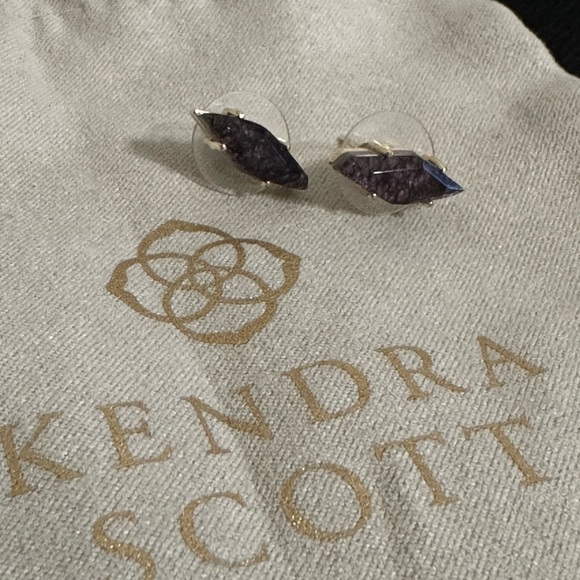 Kendra Scott Blue Stud Earrings - Picture 4 of 4